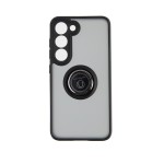 Capac Protectie Spate Colectia Soft Shape With Ring Pentru Samsung Galaxy S23 - Negru