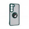 Capac Protectie Spate Colectia Soft Shape With Ring Pentru Samsung Galaxy S23 - Albastru