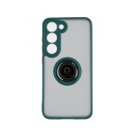 Capac Protectie Spate Colectia Soft Shape With Ring Pentru Samsung Galaxy S23 - Albastru