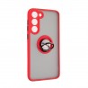 Capac Protectie Spate Colectia Soft Shape With Ring Pentru Samsung Galaxy S23 Plus - Rosu