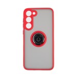 Capac Protectie Spate Colectia Soft Shape With Ring Pentru Samsung Galaxy S23 Plus - Rosu