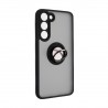 Capac Protectie Spate Colectia Soft Shape With Ring Pentru Samsung Galaxy S23 Plus - Negru
