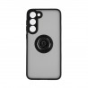 Capac Protectie Spate Colectia Soft Shape With Ring Pentru Samsung Galaxy S23 Plus - Negru