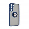 Capac Protectie Spate Colectia Soft Shape With Ring Pentru Samsung Galaxy S23 Plus - Albastru