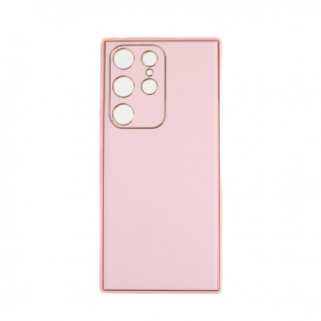 Capac Protectie Spate Colectia Classic Pentru Samsung Galaxy S23 Ultra - Roz