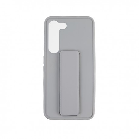 Capac Protectie Spate Colectia Stand Pentru Samsung Galaxy S23 - Gri Deschis