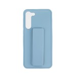 Capac Protectie Spate Colectia Stand Pentru Samsung Galaxy S23 Plus - Albastru Deschis