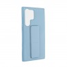 Capac Protectie Spate Colectia Stand Pentru Samsung Galaxy S23 Ultra - Albastru Deschis