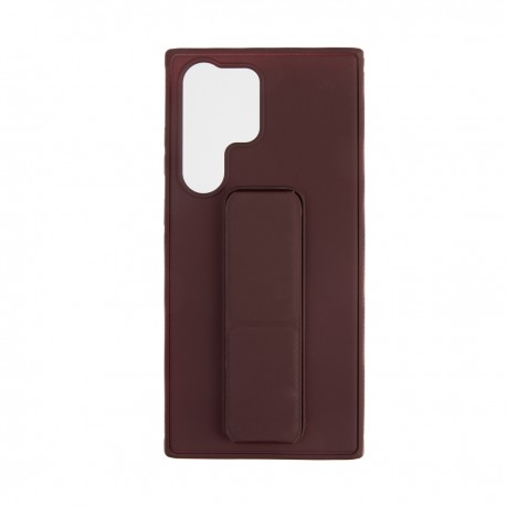 Capac Protectie Spate Colectia Stand Pentru Samsung Galaxy S23 Ultra - Maro