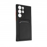 Capac Protectie Spate Colectia Soft Card Slot Pentru Samsung Galaxy S23 Ultra - Negru