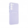 Capac Protectie Spate Colectia Soft Card Slot Pentru Samsung Galaxy S23 Plus - Mov Deschis