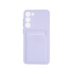 Capac Protectie Spate Colectia Soft Card Slot Pentru Samsung Galaxy S23 Plus - Mov Deschis