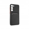Capac Protectie Spate Colectia Soft Card Slot Pentru Samsung Galaxy S23 Plus - Negru