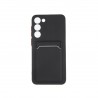 Capac Protectie Spate Colectia Soft Card Slot Pentru Samsung Galaxy S23 Plus - Negru