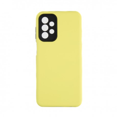 Capac Protectie Spate Colectia Colourful Pentru Samsung Galaxy A23 5G - Galben