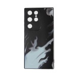 Capac Protectie Spate Colectia Soft Waves Pentru Samsung Galaxy S23 Ultra - Negru