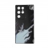 Capac Protectie Spate Colectia Soft Waves Pentru Samsung Galaxy S23 Ultra - Negru