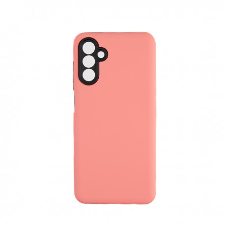 Capac Protectie Spate Colectia Colourful Pentru Samsung Galaxy A04S 4G/A13 5G - Portocaliu Deschis