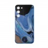 Capac Protectie Spate Colectia Soft Waves Pentru Samsung Galaxy S23 Plus - Albastru