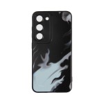 Capac Protectie Spate Colectia Soft Waves Pentru Samsung Galaxy S23 - Negru