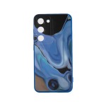 Capac Protectie Spate Colectia Soft Waves Pentru Samsung Galaxy S23 - Albastru