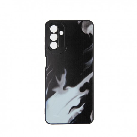 Capac Protectie Spate Colectia Soft Waves Pentru Samsung Galaxy A04S 4G/A13 5G - Negru