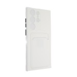 Capac Protectie Spate Colectia Soft Card Slot Pentru Samsung Galaxy S23 Ultra - Alb