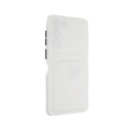 Capac Protectie Spate Colectia Soft Card Slot Pentru Samsung Galaxy S23 Plus - Alb