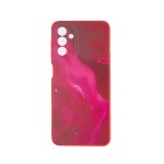 Capac Protectie Spate Colectia Soft Waves Pentru Samsung Galaxy A04S 4G/A13 5G - Rosu