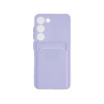 Capac Protectie Spate Colectia Soft Card Slot Pentru Samsung Galaxy S23 - Mov Deschis