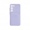 Capac Protectie Spate Colectia Soft Card Slot Pentru Samsung Galaxy S23 - Mov Deschis