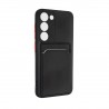Capac Protectie Spate Colectia Soft Card Slot Pentru Samsung Galaxy S23 - Negru
