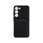 Capac Protectie Spate Colectia Soft Card Slot Pentru Samsung Galaxy S23 - Negru