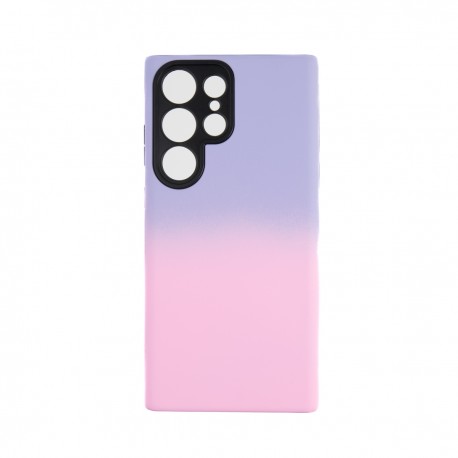 Capac Protectie Spate Colectia Gradient Pentru Samsung Galaxy S23 Ultra - Roz Deschis