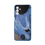 Capac Protectie Spate Colectia Soft Waves Pentru Samsung Galaxy A04S 4G/A13 5G - Albastru