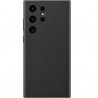 Capac Protectie Spate Samsung Din Piele Pentru Samsung Galaxy S23 Ultra - Negru