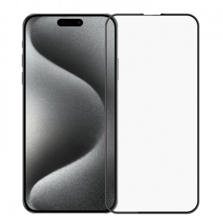 Folie Protectie Ecran Sticla 2.5d Full Cover Cellara Pentru iPhone 15 Pro - Negru