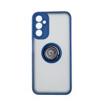 Capac Protectie Spate Colectia Soft Shape With Ring Pentru Samsung Galaxy A14 5G - Albastru