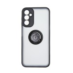 Capac Protectie Spate Colectia Soft Shape With Ring Pentru Samsung Galaxy A14 5G - Negru