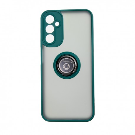 Capac Protectie Spate Colectia Soft Shape With Ring Pentru Samsung Galaxy A14 5G - Verde