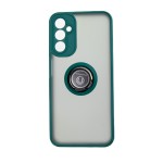 Capac Protectie Spate Colectia Soft Shape With Ring Pentru Samsung Galaxy A14 5G - Verde