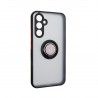 Capac Protectie Spate Colectia Soft Shape With Ring Pentru Samsung Galaxy A54 5G - Negru Rosu