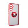 Capac Protectie Spate Colectia Soft Shape With Ring Pentru Samsung Galaxy A54 5G - Rosu