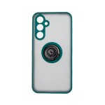 Capac Protectie Spate Colectia Soft Shape With Ring Pentru Samsung Galaxy A54 5G - Verde