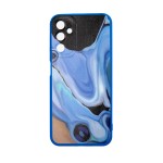 Capac Protectie Spate Colectia Soft Waves Pentru Samsung Galaxy A14 5G - Albastru