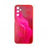 Capac Protectie Spate Colectia Soft Waves Pentru Samsung Galaxy A14 5G - Rosu