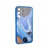 Capac Protectie Spate Colectia Soft Waves Pentru Samsung Galaxy A34 5G - Albastru
