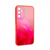 Capac Protectie Spate Colectia Soft Waves Pentru Samsung Galaxy A34 5G - Rosu