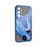 Capac Protectie Spate Colectia Soft Waves Pentru Samsung Galaxy A54 5G - Albastru