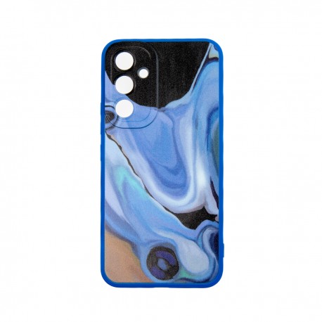 Capac Protectie Spate Colectia Soft Waves Pentru Samsung Galaxy A54 5G - Albastru